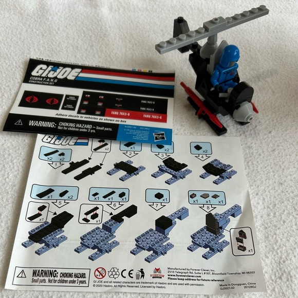3 G. I. Joe Building Sets. Two New/One Used. - Picture 6 of 6